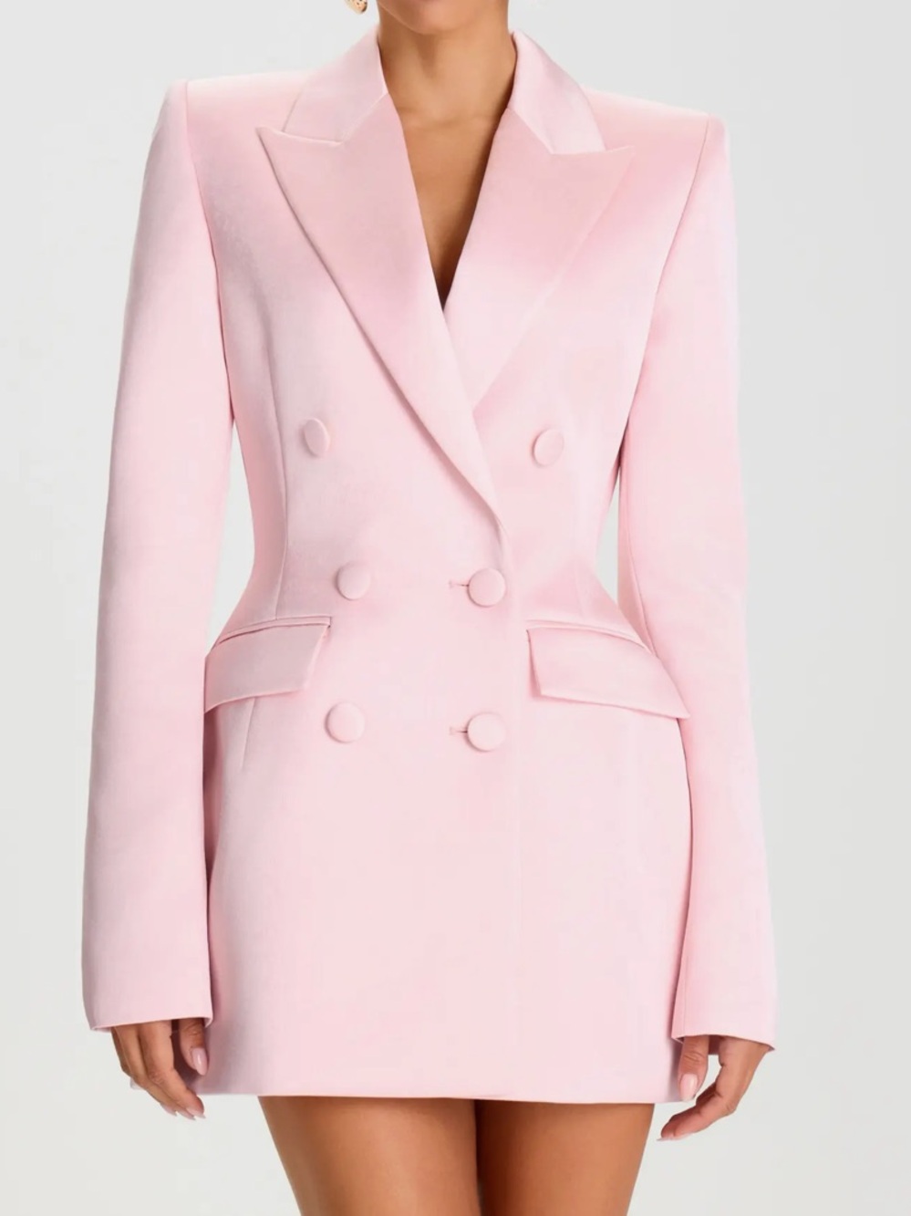 NADINE MERABI Monica Pink Blazer